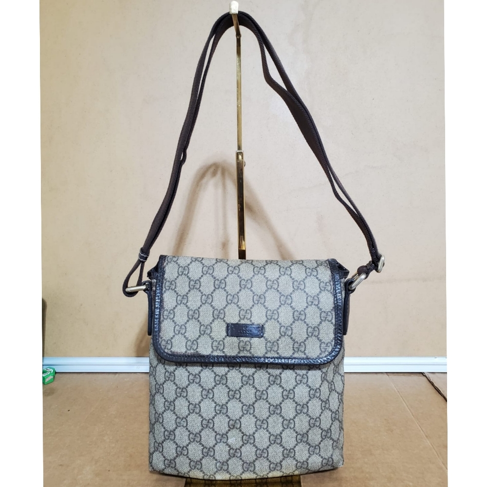 GUCCI GG Plus Monogram Small Messenger Bag - Picture 1 of 14